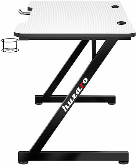 Spielbüro Hero 2.5 Holz Weiß mit Metallbeinen & LED 120x60x75cm