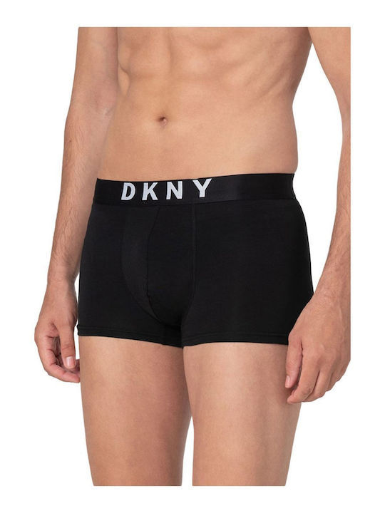 DKNY DNKY Boxeri pentru bărbați DKNY DNKY Boxer Modal New York Trunks - Pachet triplu negru