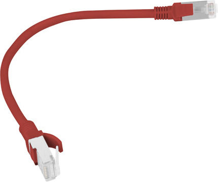 Lanberg U/UTP Cat.5e Ethernet Network Cable 0.25m Red 1pcs