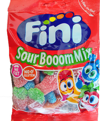 Fini Ζαχαρωτά Sour Booom Mix Χωρίς Γλουτένη 90gr