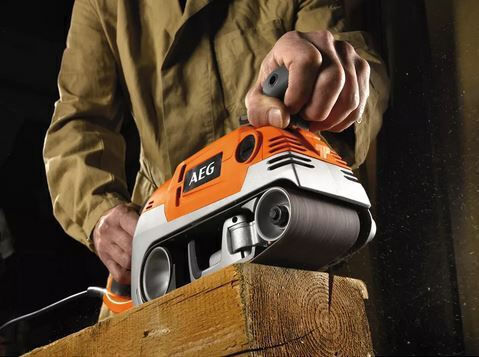 AEG Tools HBS 1000 E Ταινιολειαντήρας 1010W με Ρύθμιση Ταχύτητας και με Σύστημα Αναρρόφησης