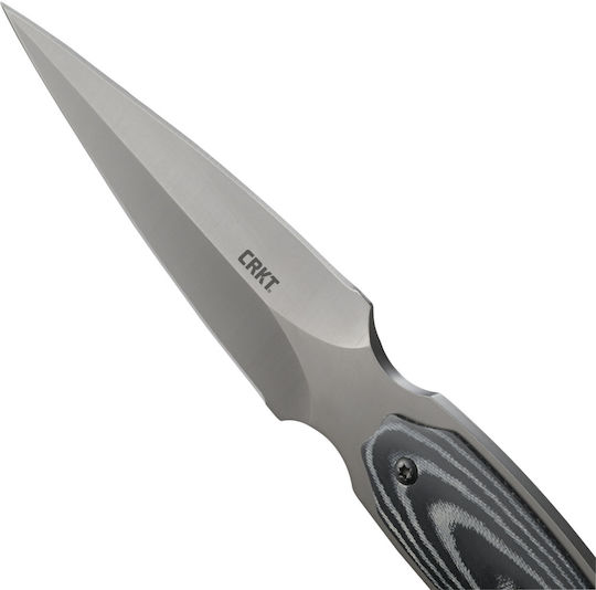 Columbia River Knives Cuțit Shrill Negru/Gri în Husă Din Piele