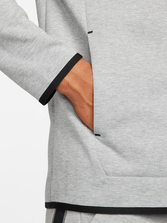 Tech Fleece Sweatshirt mit Kapuze Gray