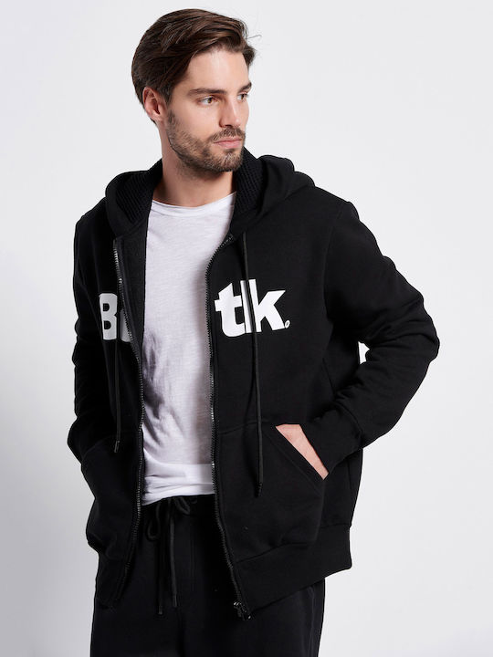 Black Hoodie Cardigan