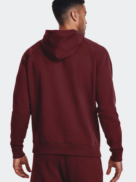 Rival Sweatshirt with Hood Burgundy
