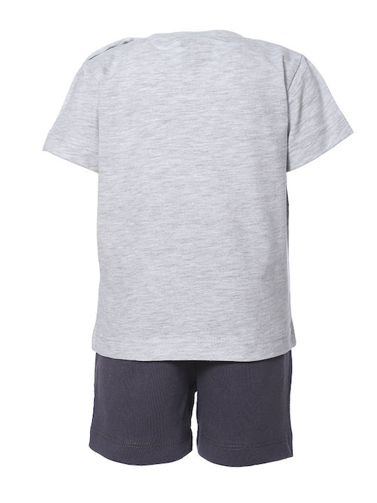 Matoufrance Kinder Set mit Shorts Sommer 2Stück Gray