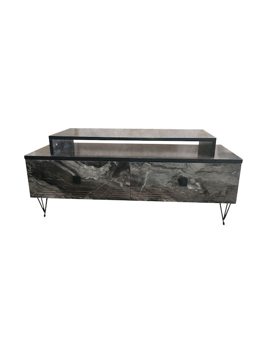 TV Stand Wooden Brown L110xW49xH41cm