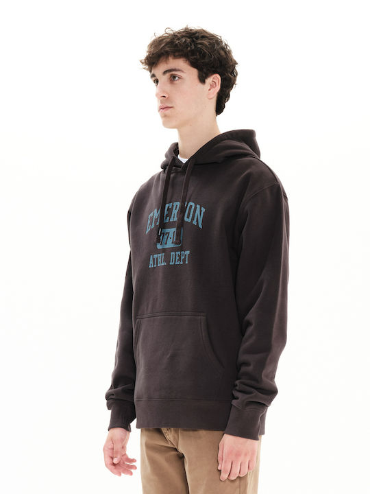Sweatshirt mit Kapuze Off Black