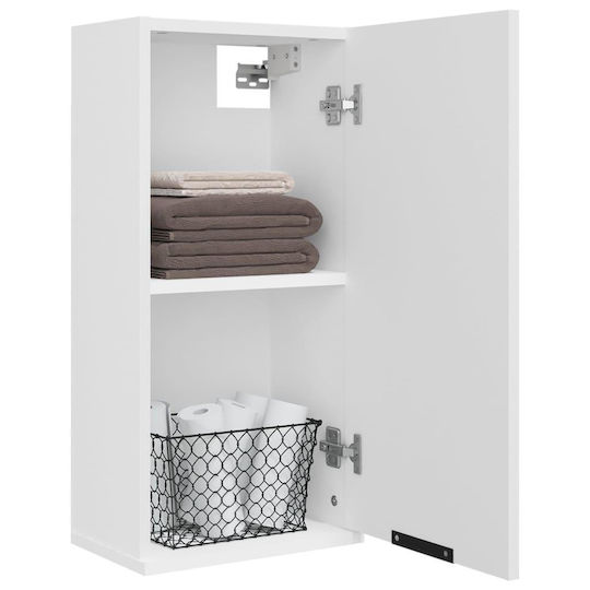 vidaXL Ντουλάπι Μπάνιου 32x20x67cm Λευκό