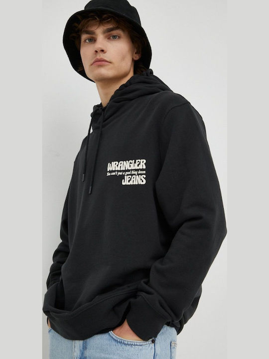 Sweatshirt mit Kapuze Schwarz