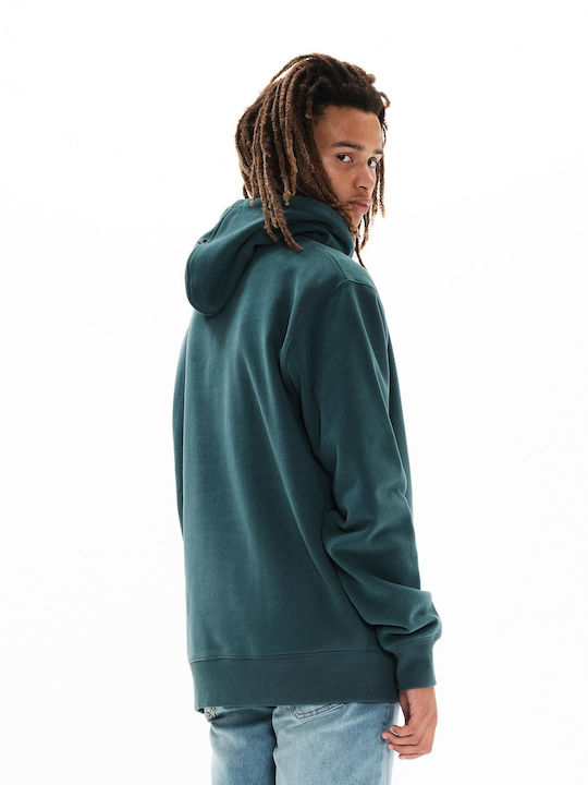 Φούτερ με Κουκούλα Navy 222.EM20.01-GREEN