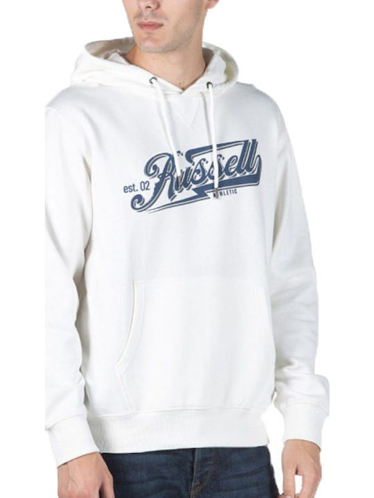 Sweatshirt with Hood White