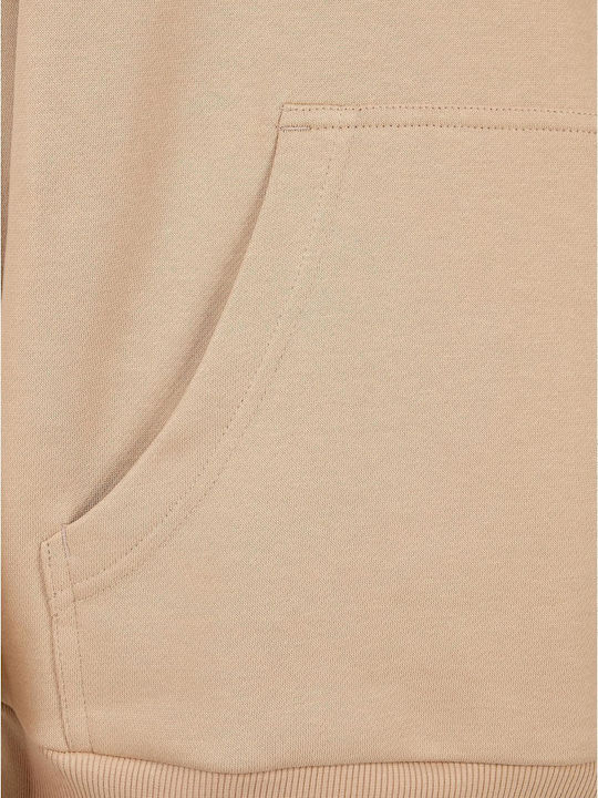 Φούτερ με Κουκούλα Union Beige