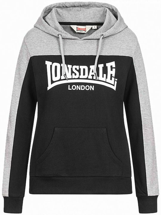 Lurgan Women's Sweatshirt Hooded Black