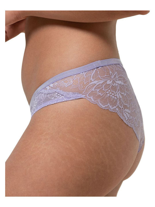 Amourette Charm Damen Brasilien mit Spitze Lila