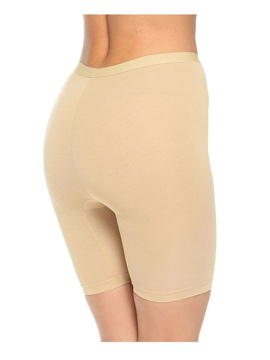 FMS Cotton High-waisted Women's Boxer Beige