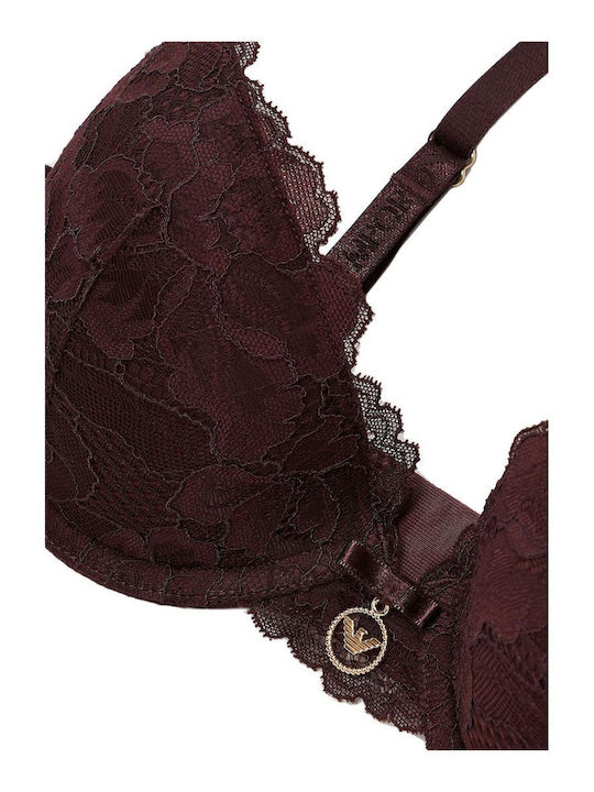 Eternal Lace Push Up Bra Caffe