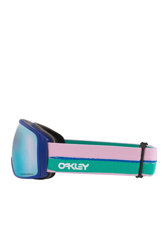 Oakley Flight Tracker Ski & Snowboard Goggles Kids Multicolored with Lens in Blue Color