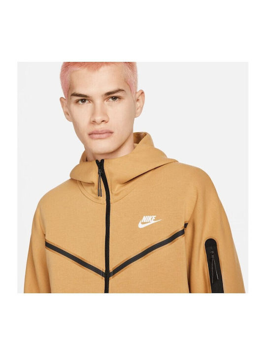 Sportswear Tech Fleece Cardigan with Hood Orange/Black
