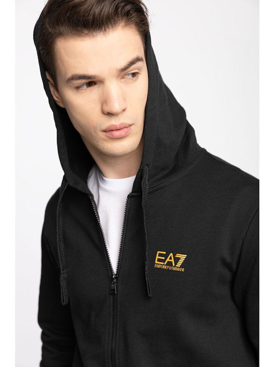 Sweatshirt mit Kapuze Schwarz