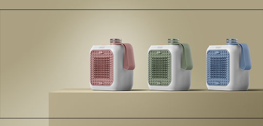 De'Longhi HFX10B03.PK Fan Heater Room Floor 360W