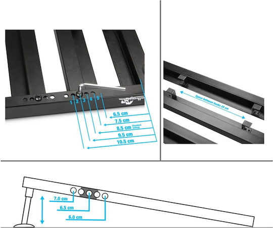 Palmer Pedalbay 60 Carcasă Pedale Negru