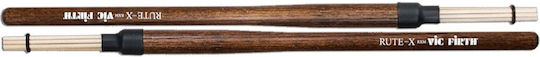 Vic Firth Hickory Hot Rods Rute-X σε Καφέ Χρώμα