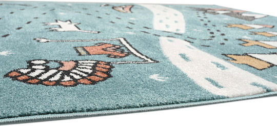 Balsan Indian Kinder Teppich Blau 160x230cm