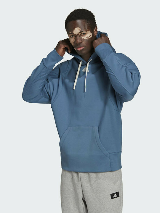 Studio Lounge Sweatshirt mit Kapuze Altered Blau