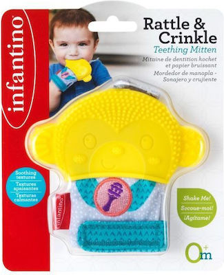 Infantino Crinkle Teething Glove made of Silicone for 3 m+ 1pcs