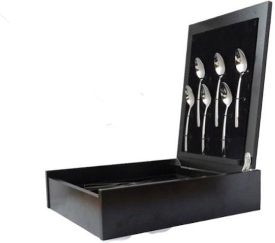 Dinox Cuba Set de Tacâmuri Inoxidabil Argintiu 30buc