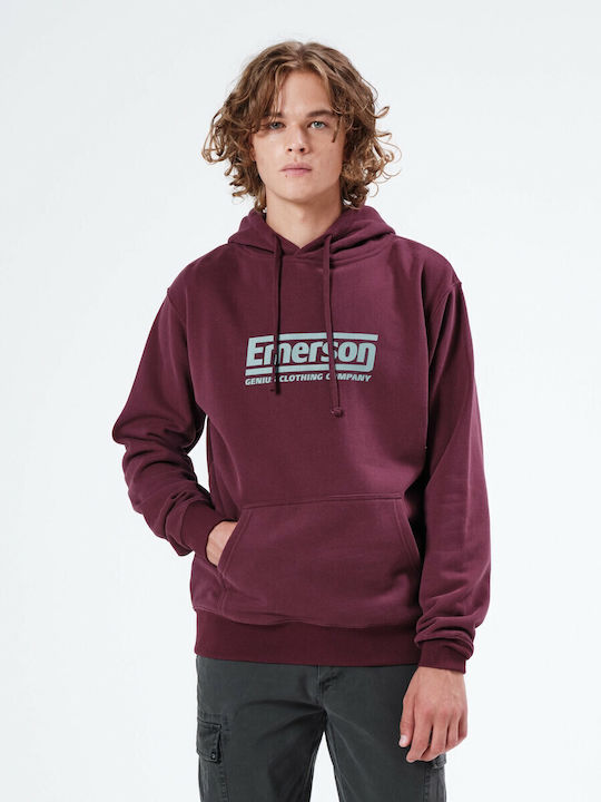 Sweatshirt mit Kapuze Wine