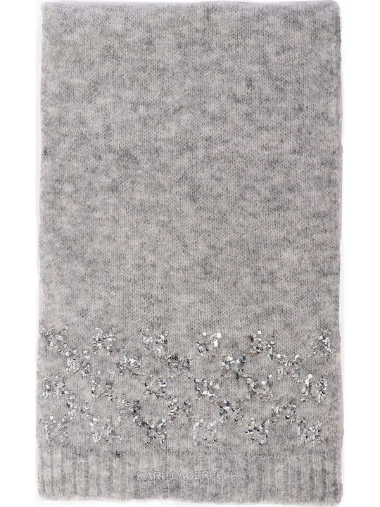 Women's Wool Scarf Gray