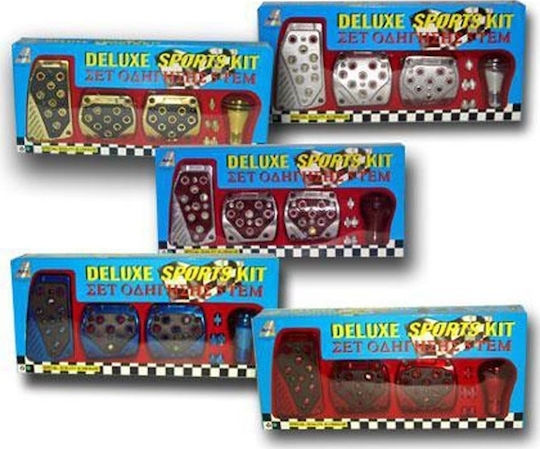 Auto Gs Car Pedal Set Universal Gold 5pcs