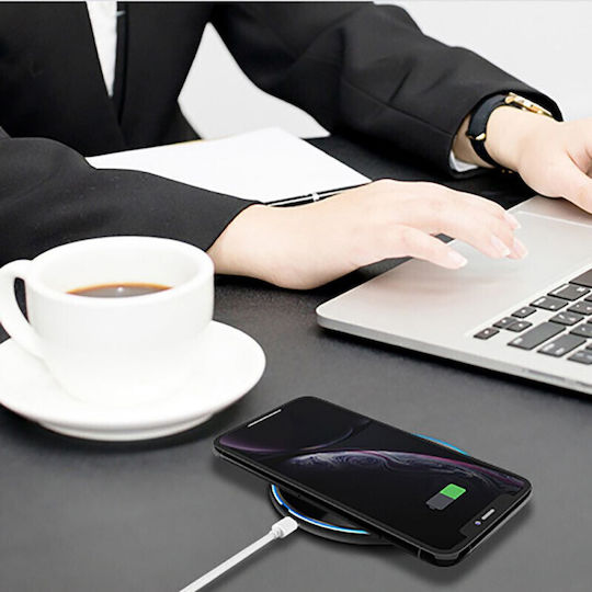 Tech-Protect Ασύρματος Φορτιστής (Qi Pad) 15W Μαύρος (QI15W-C1)