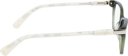 Longchamp Femei Plastic Rame Ochelari Verde LO2616 305