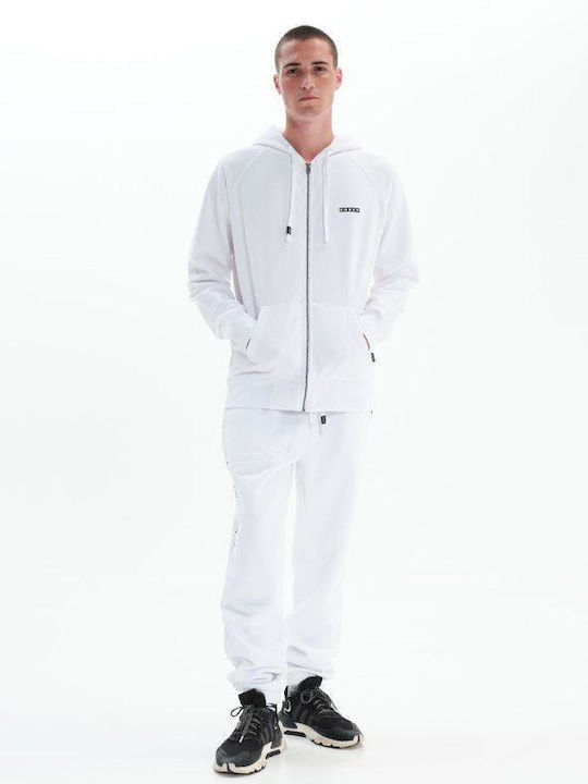 White Hooded Cardigan