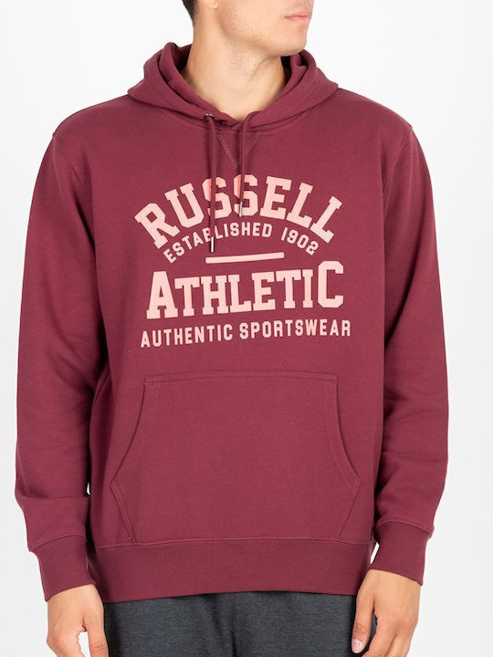 Sweatshirt mit Kapuze Burgundisch