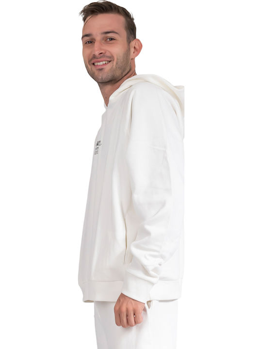 Oh Hoody Φούτερ με Κουκούλα Λευκό