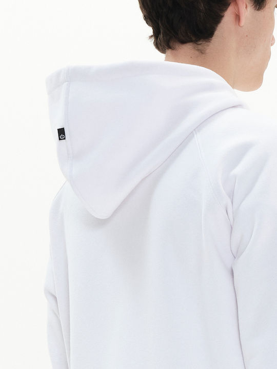 White Hooded Cardigan