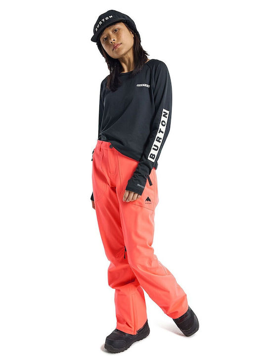Burton Vida Stretch 2L 15006107800 Γυναικείο Παντελόνι Σκι & Snowboard Πορτοκαλί Burton Vida Stretch 2L 15006107800 Γυναικείο Παντελόνι Σκι & Snowboard Πορτοκαλί