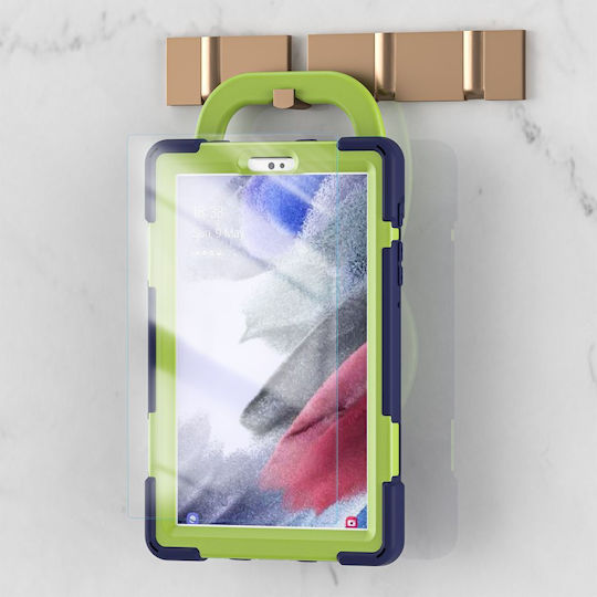 Tech-Protect X-Armor Back Cover Durable Navy Lime Galaxy Tab A7 Lite
