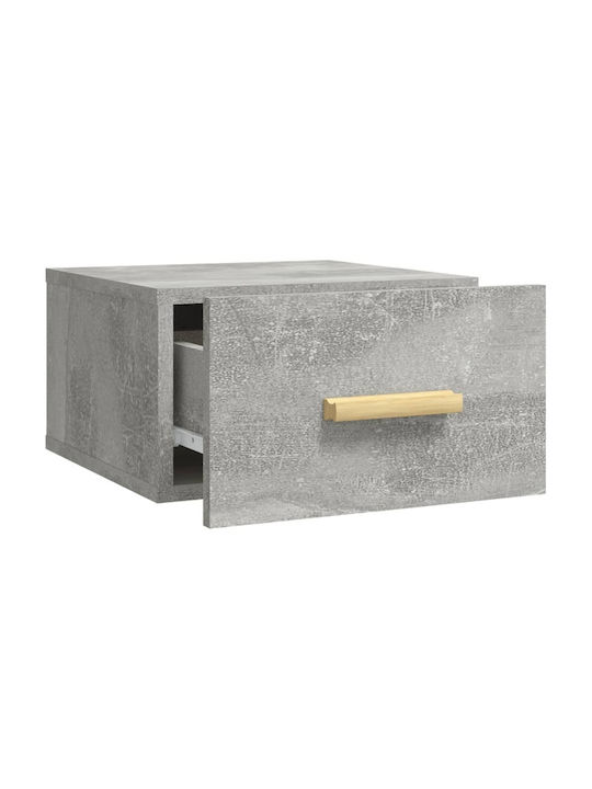 Nachttische Grey Concrete 2Stück 35x35x20cm
