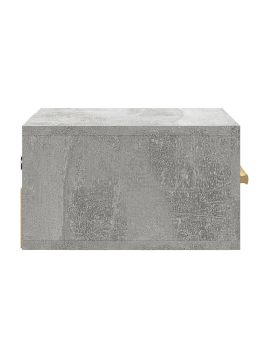 Nachttische Grey Concrete 2Stück 35x35x20cm