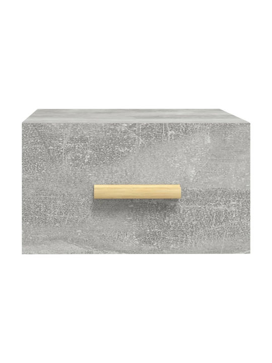 Nachttische Grey Concrete 2Stück 35x35x20cm