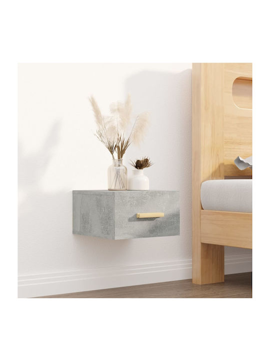 Nachttische Grey Concrete 2Stück 35x35x20cm
