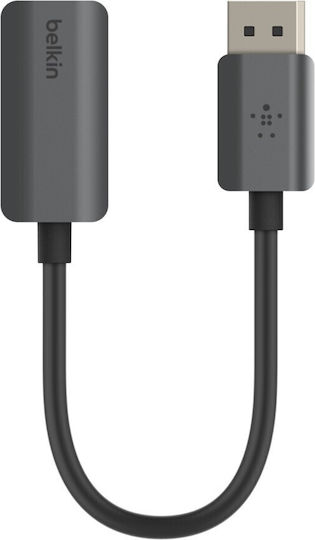 Belkin Μετατροπέας DisplayPort male σε HDMI female 1τμχ AVC011BTSGY-BL