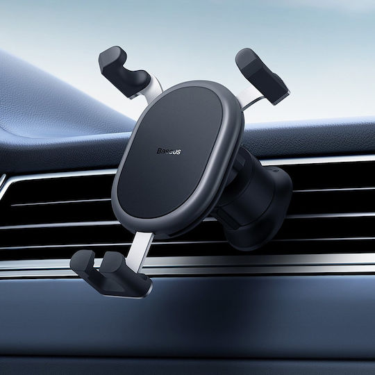 Baseus Gravity Auto Handyhalterung mit verstellbaren Haken Silber