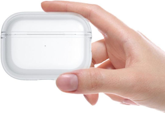 Tech-Protect Flexair Plastic Case with Keychain Transparent for Apple AirPods Pro