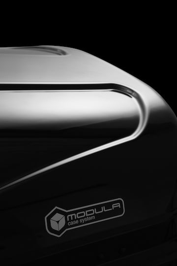 Modula Wego Dachbox Für Autos 360lt Schwarze Glänzende